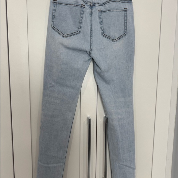 Monkey Ride Distressed Light Blue Jeans - Picture 5 of 5